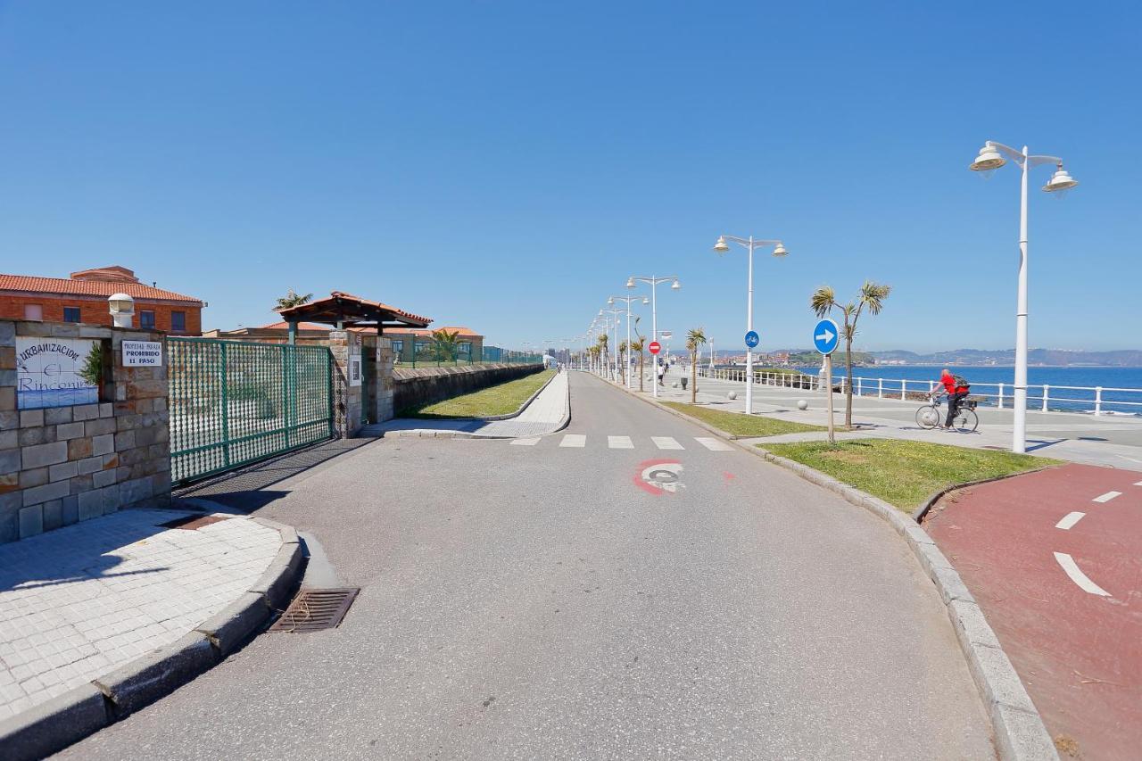 158A Triplex Rinconin Con Piscina Villa Gijon Exterior photo